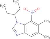 1-(1-Ethylpropyl)-5,6-dimethyl-7-nitro-1H-benzimidazole