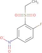 2-(Ethanesulfonyl) - 1- fluoro- 4- nitrobenzene