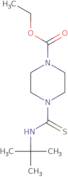 Ethyl 4-(((tert-butyl)amino)thioxomethyl)piperazinecarboxylate