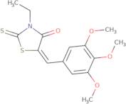 3-ethyl-2-thioxo-5-((3,4,5-trimethoxyphenyl)methylene)-1,3-thiazolidin-4-one