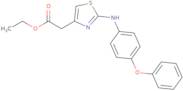 ethyl 2-(4-((4-phenoxyphenyl)amino)-3,5-thiazolyl)acetate