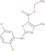 ethyl 3-((2,5-dichlorophenyl)amino)-5-methyl-2,4-thiazolecarboxylate