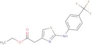 Ethyl 2-(4-(4-(trifluoromethyl)phenylamino)-3,5-thiazolyl)acetate