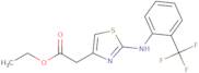 Ethyl 2-(4-(2-(trifluoromethyl)phenylamino)-3,5-thiazolyl)acetate