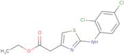 Ethyl 2-(4-(2,4-dichlorophenylamino)-3,5-thiazolyl)acetate