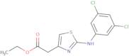 Ethyl 2-(4-(3,5-dichlorophenylamino)-3,5-thiazolyl)acetate