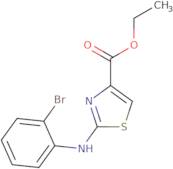 Ethyl 4-((2-bromophenyl)amino)-3,5-thiazolecarboxylate