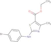 Ethyl 3-((4-bromophenyl)amino)-5-methyl-2,4-thiazolecarboxylate