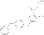 Ethyl 3-((4-phenoxyphenyl)amino)-5-methyl-2,4-thiazolecarboxylate