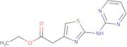 ethyl 2-(4-(pyrimidin-2-ylamino)-3,5-thiazolyl)acetate