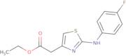 ethyl 2-(4-(4-fluorophenylamino)-3,5-thiazolyl)acetate