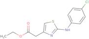 ethyl 2-(4-(4-chlorophenylamino)-3,5-thiazolyl)acetate