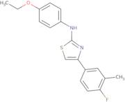 2-(4-Ethoxyphenylamino)-4-(3-methyl-4-fluorophenyl)thiazole