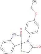 3-(4-ethoxyphenyl)spiro[1,3-thiazolidine-2,3'-indoline]-4,7-dione