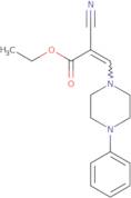 ethyl 2-nitrilo-3-(4-phenylpiperazinyl)prop-2-enoate