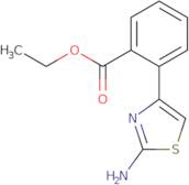 ethyl 2-(2-amino-1,3-thiazol-4-yl)benzenecarboxylate