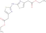 ethyl 2-(4-((4-((ethoxycarbonyl)methyl)-2,5-thiazolyl)amino)-3,5-thiazolyl)acetate