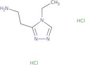 2-(4-Ethyl-4H-1,2,4-triazol-3-yl)ethan-1-amine dihydrochloride