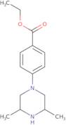 Ethyl 4-((3S,5R)-3,5-dimethylpiperazin-1-yl)benzoate