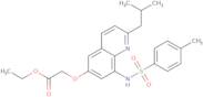 Ethyl 2-(2-isobutyl-6-quinolyloxy-8-p-toluenesulfonamido)acetate