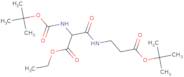 Ethyl 3-(3-tert-butoxy-3-oxopropylamino)-2-(N-boc-amino)-3-oxopropanoate