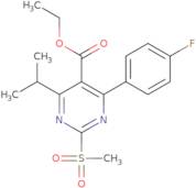 Ethyl 4-(4-fluorophenyl)-6-isopropyl-2-(methylsulfonyl)pyrimidine-5-carboxylate
