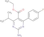 Ethyl 4-(4-fluorophenyl)-6-isopropyl-2-amino-pyrimidine-5-carboxylate