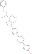 2-[(1S,2S)-1-Ethyl-2-(phenylmethoxy)propyl]-2,4-dihydro-4-[4-[4-(4-hydroxyphenyl)-1-piperazinyl]phenyl]-3H-1,2,4-triazol-3-one