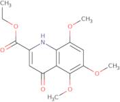 Ethyl 4-hydroxy-5,6,8-trimethoxyquinoline-2-carboxylate