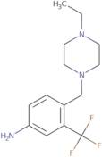 4-[(4-Ethyl-1-piperazinyl)methyl]-3-(trifluoromethyl)-benzenamine