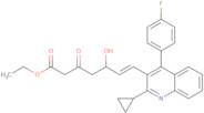 Ethyl(E)-7-[2-cyclopropyl-4-(4-flurophenyl)-3-quinolinyl]-5-hydroxy-3-oxo-6-heptenoate