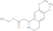 Ethyl 2-(6,7-dimethoxy-1,2,3,4-tetrahydroisoquinolin-1-yl)acetate