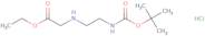 Ethyl N-(boc aminoethyl)glycinate HCl