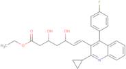 Ethyl (E)-3,5-dihydroxy-7-[2-cyclopropyl-4-(4-flurophenyl)-3-quinolinyl]-hept-6-enoate