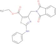 Ethyl 4-((1,3-Dioxoisoindolin-2-Yl)Methyl)-2-(Phenylamino)Thiazole-5-Carboxylate