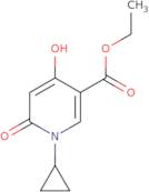 Ethyl 1-Cyclopropyl-4-Hydroxy-6-Oxo-1,6-Dihydropyridine-3-Carboxylate
