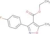 Ethyl 3-(4-fluorophenyl)-5-methylisoxazole-4-carboxylate