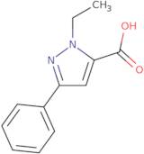 1-Ethyl-3-phenyl-1H-pyrazole-5-carboxylic acid