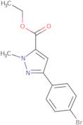 Ethyl 3-(4-bromophenyl)-1-methyl-1H-pyrazole-5-carboxylate