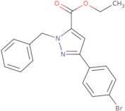 Ethyl 1-benzyl-3-(4-bromophenyl)-1H-pyrazole-5-carboxylate