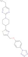 5-Ethyl-2-[4-[4-[[[4-(1H-tetrazol-1-yl)phenyl]oxy]methyl]thiazol-2-yl]piperidin-1-yl]pyrimidine