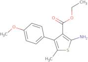 ethyl 2-amino-4-(4-methoxyphenyl)-5-methyl-3-thiophenecarboxylate