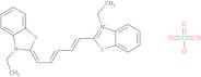 3-ethyl-2-[5-(3-ethyl-2(3h)-benzothiazolylidene)-1,3-pentadienyl]benzothiazolium perchlorate
