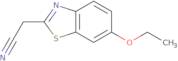 (6-ethoxy-1,3-benzothiazol-2-yl)acetonitrile