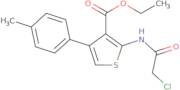 ethyl 2-[(2-chloroacetyl)amino]-4-(4-methylphenyl)-3-thiophenecarboxylate