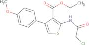 ethyl 2-[(2-chloroacetyl)amino]-4-(4-methoxyphenyl)-3-thiophenecarboxylate