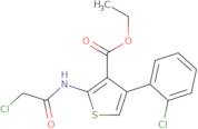 ethyl 2-[(chloroacetyl)amino]-4-(2-chlorophenyl)thiophene-3-carboxylate