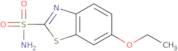 6-Ethoxy-2-benzothiazolesulfonamide