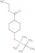 ethyl 4-[tert-butyl(dimethyl)silyl]oxycyclohexane-1-carboxylate