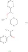 3-[4-(2-ethoxy-2-phenyl-ethyl)piperazin-1-yl]-2-methyl-1-phenyl-propan-1-one dihydrochloride